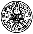 Schutzmarke Dr. Koch's Kruterbonbons