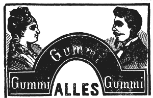Symbol fr Anzeige 'Alles Gummi'