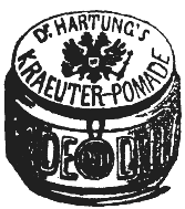 Schutzmarke Dr. Hartung's Kraeuter-Pomade